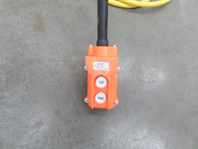 CM Lodestar Model L 1 Ton 2000lb Electric Chain Hoist 20' Lift 16 FPM 480V 3PH