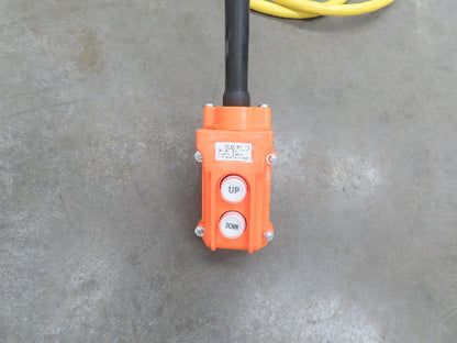 CM Lodestar Model L 1 Ton 2000lb Electric Chain Hoist 20' Lift 16 FPM 480V 3PH