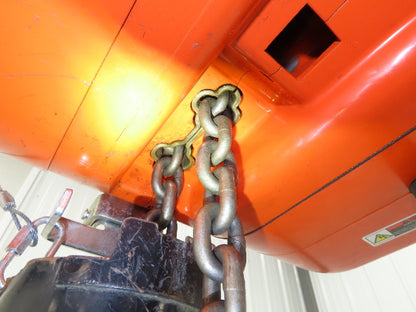 CM Lodestar Model L 1 Ton 2000lb Electric Chain Hoist 20' Lift 16 FPM 480V 3PH