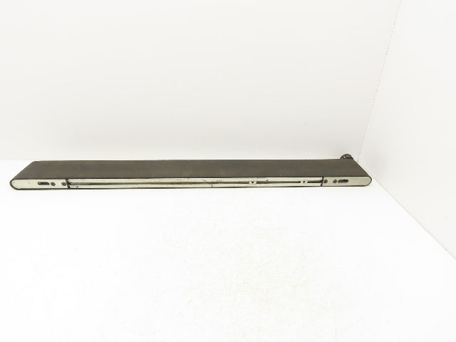 Flat Belt Conveyor 4" Wide x 38.5"Length Aluminum Frame Modular T-Slot *No Drive