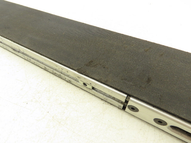 Flat Belt Conveyor 4" Wide x 38.5"Length Aluminum Frame Modular T-Slot *No Drive