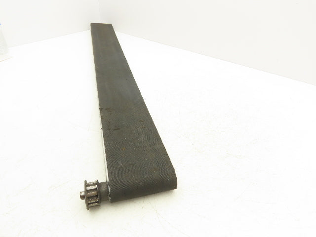Flat Belt Conveyor 4" Wide x 38.5"Length Aluminum Frame Modular T-Slot *No Drive