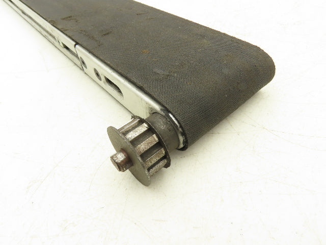 Flat Belt Conveyor 4" Wide x 38.5"Length Aluminum Frame Modular T-Slot *No Drive