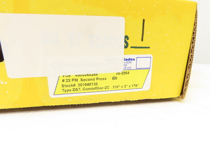 Timco Clouth DST Combifiber-2C Doctor Blade .110"x 3"x 175"L Print Press
