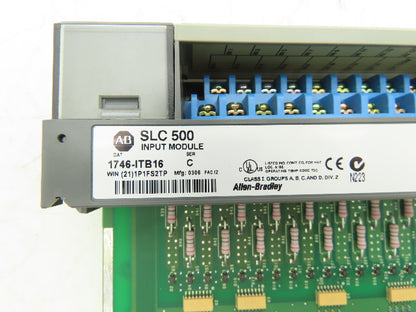 Allen Bradley 1746-ITB16 SLC 500 Input Module 16-Point Fast DC Sink Lot of 4