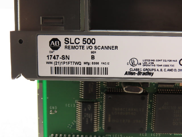 Allen Bradley 1747-SN SLC-500 Remote I/O Scanner Ser B