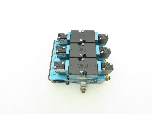 MAC 82A-EA-CKA-TM-DAAP-1DA Solenoid 3 Valve Manifold Assy 120V TM-DAAP-1DA