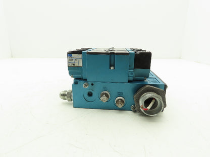 MAC 82A-EA-CKA-TM-DAAP-1DA Solenoid 3 Valve Manifold Assy 120V TM-DAAP-1DA