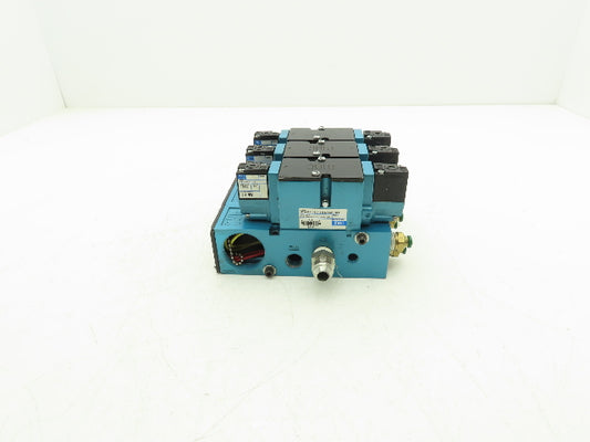 MAC 82A-EA-CKA-TM-DAAP-1DA Solenoid 3 Valve Manifold Assy 120V TM-DAAP-1DA