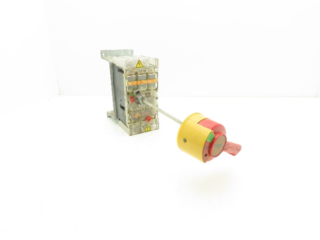 Moeller NZMH 4-25 Safety Disconnect Mechanism 500VAC 25A 3 Pole W/9" Extension