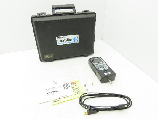 Ametek Chatillon DFE II Advanced Digital Force Gauge With Case READ