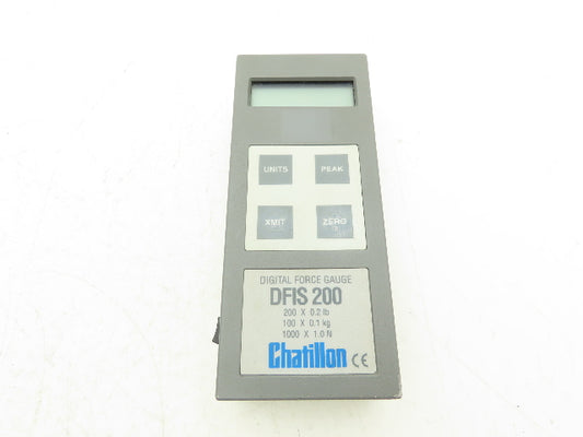 Ametek Chatillon DFIS 200 Advanced Digital Force Gauge With Case READ