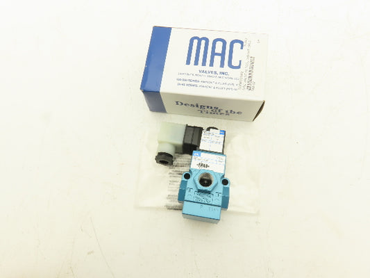 MAC 55B-14-PI-591JC Pneumatic Solenoid Valve 30-150PSI 3/8"BSP 24VDC PID-591JC
