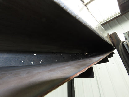 16"W x 85"L Portable Incline Conveyor 14.6"W Cleated Belt 230/460V 3PH 50FPM