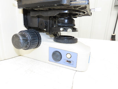 Nikon Eclipse E600 Fluorescence Microscope With GP-KR222 Inspection Camera