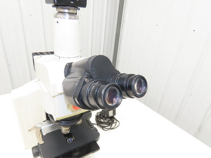 Nikon Eclipse E600 Fluorescence Microscope With GP-KR222 Inspection Camera