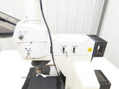 Nikon Eclipse E600 Fluorescence Microscope With GP-KR222 Inspection Camera
