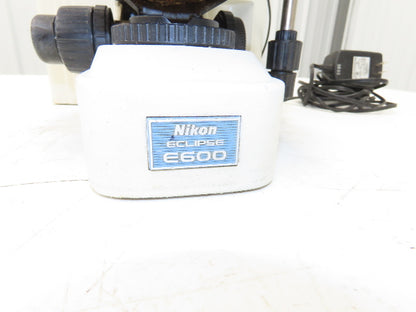 Nikon Eclipse E600 Fluorescence Microscope With GP-KR222 Inspection Camera