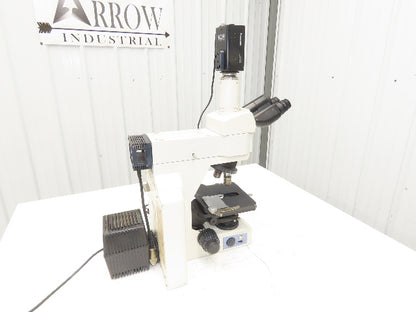 Nikon Eclipse E600 Fluorescence Microscope With GP-KR222 Inspection Camera