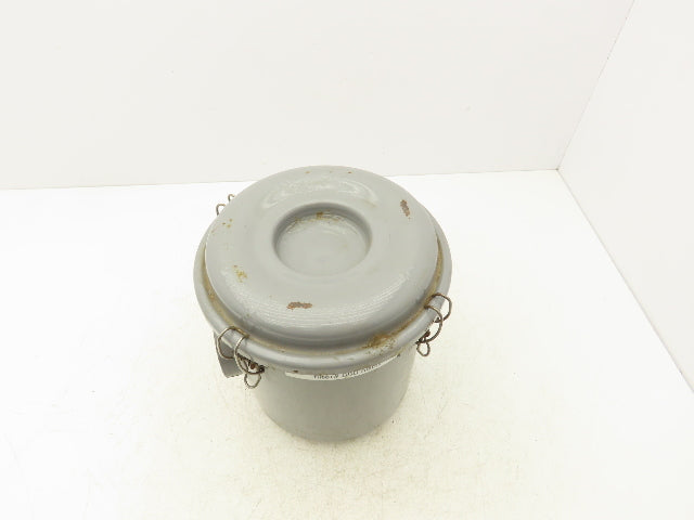 Vacuum Pump Blower Air Filter Silencer 2" FNPT Steel Housing 7.5"ID