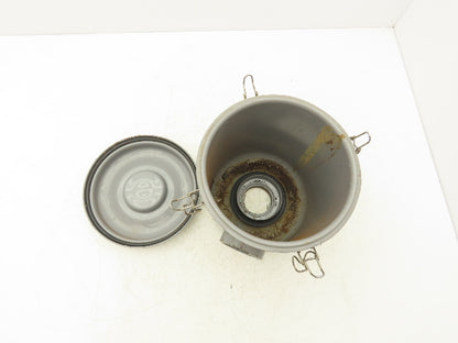 Vacuum Pump Blower Air Filter Silencer 2" FNPT Steel Housing 7.5"ID