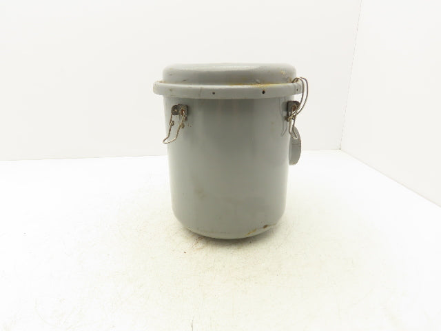 Vacuum Pump Blower Air Filter Silencer 2" FNPT Steel Housing 7.5"ID