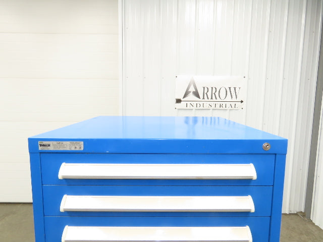 Stanley Vidmar Modular Tool Cabinet Chest 12 Drawer 30x28x59 Blue Lyon, Lista