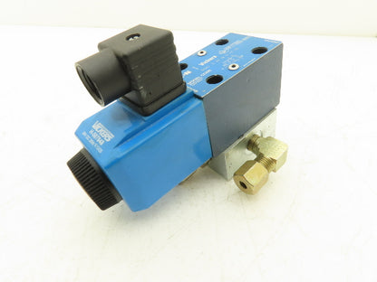 Vickers DG4V 3 2A M U H7 60 Directional Valve w/4-Port D03 Hydraulic Manifold