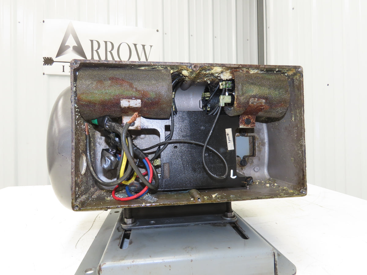 Baldor L3711T Reliance AC Motor 10Hp 3450 RPM 230V 1PH 215T Single Phase