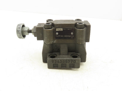 Parker R4VPIXX-00X10A120 Hydraulic Relief Valve R4V03-53510A125 016-84114-0