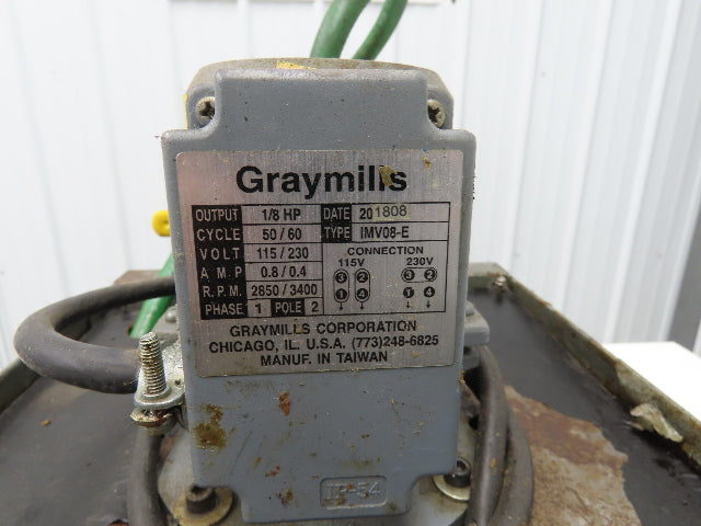 Wesco Graymills IMV08-E CNC Coolant Pump Tank 10 Gallon 10 GPM 115/230V 1PH