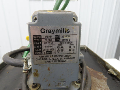 Wesco Graymills IMV08-E CNC Coolant Pump Tank 10 Gallon 10 GPM 115/230V 1PH