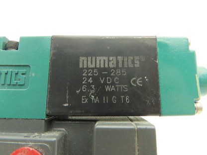 Numatics 082SA43AM000061 Pneumatic Solenoid Valve 24 VDC 150 PSIG W Manifold