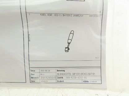Rexroth R911295648 Replacement Battery ER6C 3.6V 1800mAh BGR Connector OEM