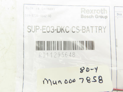 Rexroth R911295648 Replacement Battery ER6C 3.6V 1800mAh BGR Connector OEM
