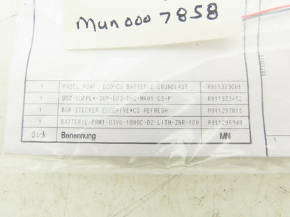 Rexroth R911295648 Replacement Battery ER6C 3.6V 1800mAh BGR Connector OEM