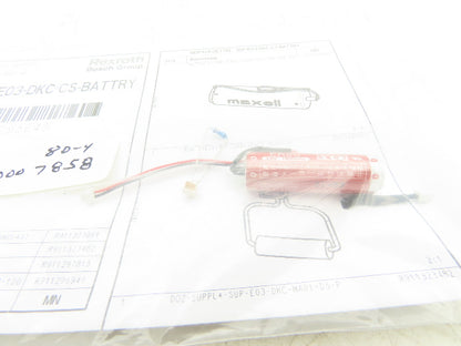 Rexroth R911295648 Replacement Battery ER6C 3.6V 1800mAh BGR Connector OEM