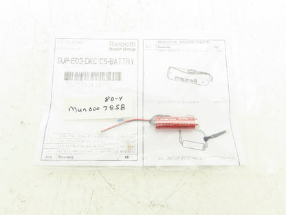 Rexroth R911295648 Replacement Battery ER6C 3.6V 1800mAh BGR Connector OEM