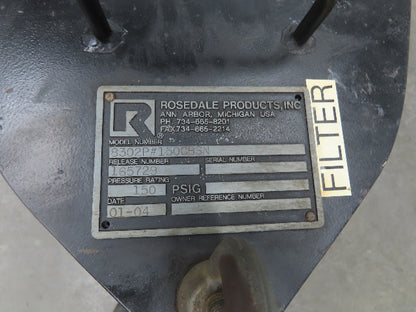 Rosedale 8302P#150CBSN Basket Strainer #2 Bag Filter 2"NPT Steel Housing