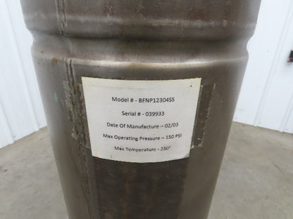 FSI BFNP12 304SS Stainless Basket Strainer #2 Bag Filter 2"NPT 150psi