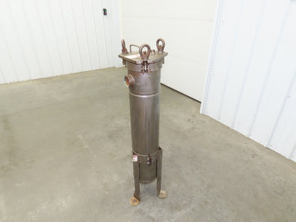 FSI BFNP12 304SS Stainless Basket Strainer #2 Bag Filter 2"NPT 150psi