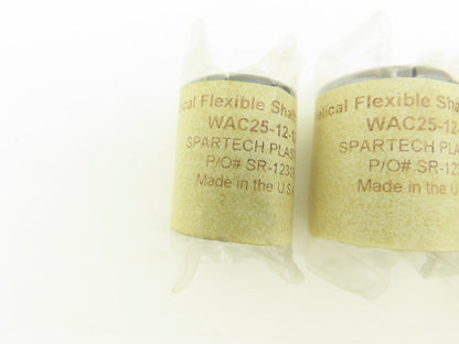 Helical Products WAC25-12-12 Flexible Shaft Coupling 3/8" x 3/8" Lot of 3