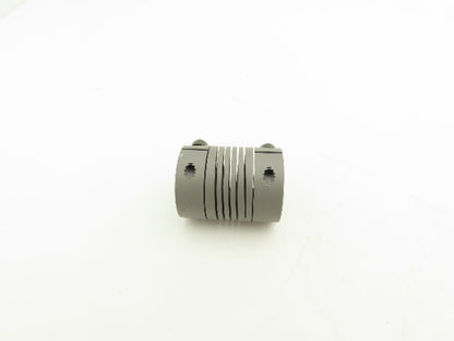 Helical WAC30-16mm-8mm Flexible Shaft Coupling 16mm x 8mm x 31mm OD Aluminum