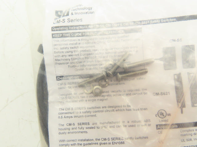 Omron CM-S5PC5 Interlock Safety Switch Non Contact Magnetic 1NC + 1NO