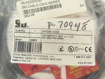 Omron CM-S5PC5 Interlock Safety Switch Non Contact Magnetic 1NC + 1NO