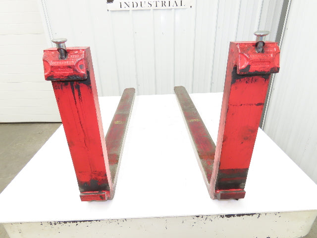 Cascade 7200021 4X48" Class 2 Steel Forklift Forks 16" Carriage 1-Pair 2750X24