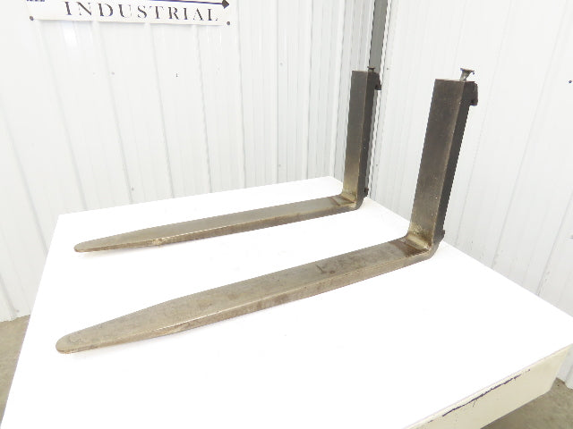 Cascade 126727 4X40" Class 2 Steel Forklift Forks 16" Carriage 1-Pair 1250 X 600