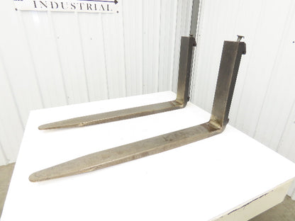 Cascade 126727 4X40" Class 2 Steel Forklift Forks 16" Carriage 1-Pair 1250 X 600