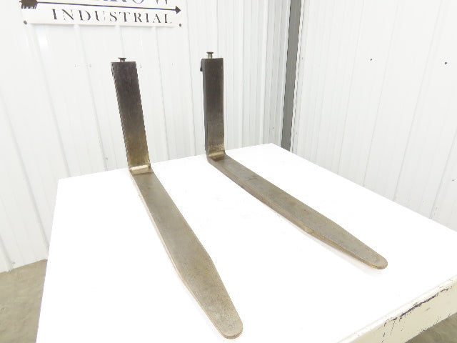 Cascade 126727 4X40" Class 2 Steel Forklift Forks 16" Carriage 1-Pair 1250 X 600