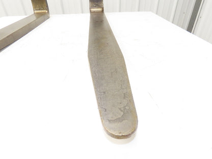 Cascade 126727 4X40" Class 2 Steel Forklift Forks 16" Carriage 1-Pair 1250 X 600